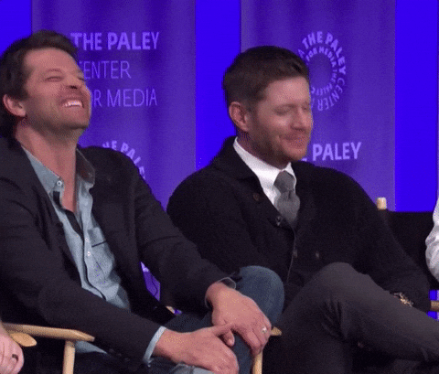 Dean Winchester Laughing GIF by The Paley Center for Media