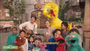 Sesame Street Lets Go Outdoors GIF by Jason Mraz - Find & Share on GIPHY