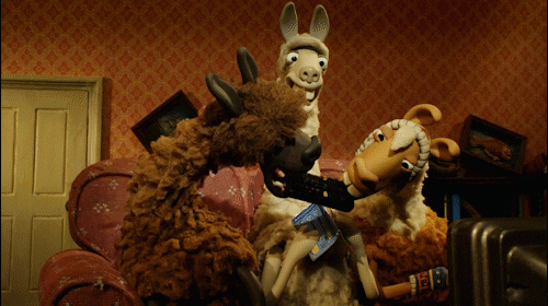 Shaun The Sheep Fight GIF by Aardman Animations