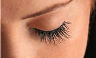 Eyelash extensions before-after