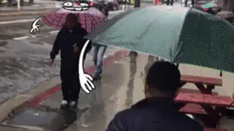 Happy umbrella