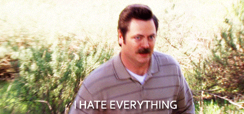 everything one direction ron swanson i hate everything