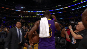 Lebron James Goodbye GIF by NBA