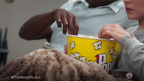 Season 3 Popcorn GIF by The Good Place - Find & Share on GIPHY