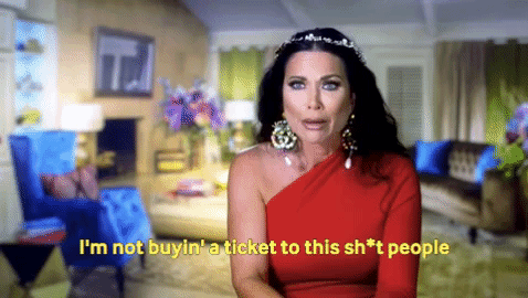 Happy Real Housewives GIF by leeannelocken - Find & Share 