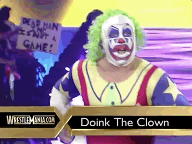 Image result for doink the clown gif