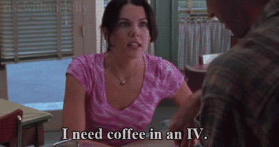 Image result for coffee gilmore girls gif