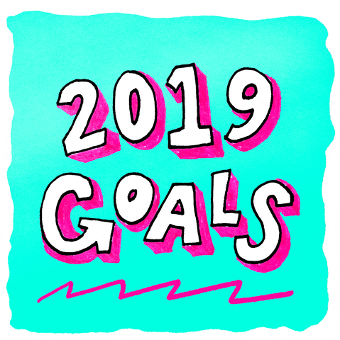 New Year Goals GIF by printmeggin - Find & Share on GIPHY