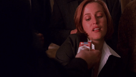 Gillian Anderson Cigarette GIF - Find & Share on GIPHY