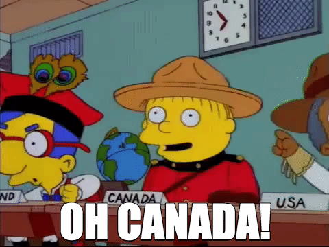 oh canada simpsons