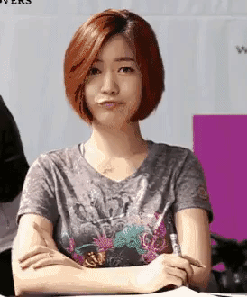 Cutest angry girl ever in funny gifs