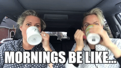 Coffee Morning GIF by Cat & Nat