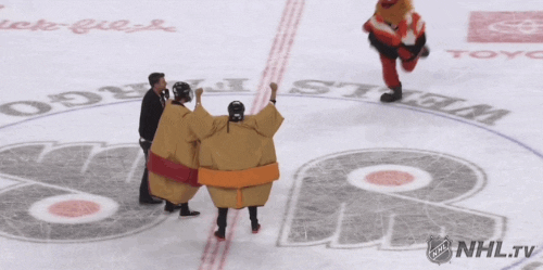 Gritty, the Philadelphia Flyers Mascot, Is Accused of Punching a