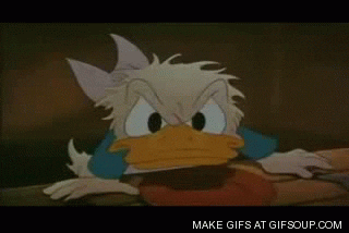 angry eating hungry donald duck