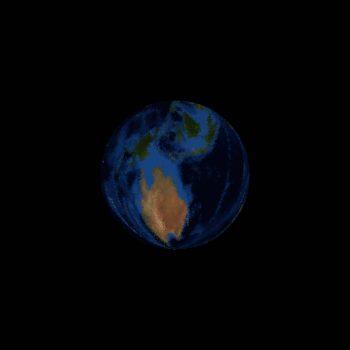 flat earth map gif