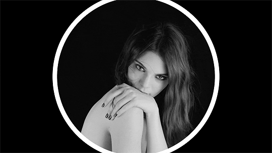 Image result for kendall jenner black and white