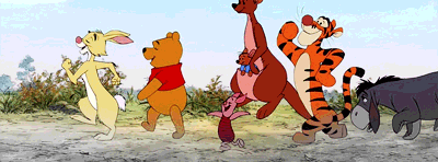 Image result for pooh gif friends