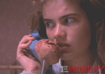 Nightmare On Elm Street Tongue GIF by FirstAndMonday - Find & Share on GIPHY
