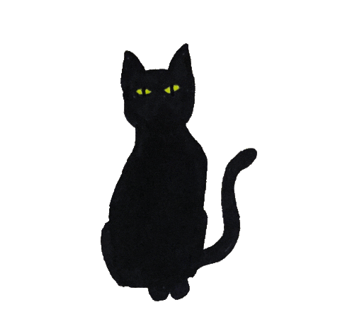 Black Cat Sticker by Pretty Whiskey / Alex Sautter for iOS ...
