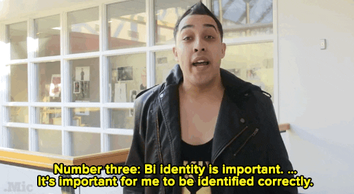 For bisexual people, their bi identity is important and should be respected