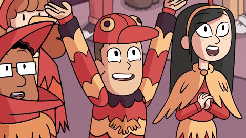 Hildatheseries Bird Parade GIF by Hilda