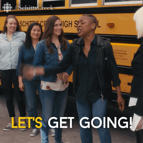 Get Going Lets Go GIF by CBC - Find & Share on GIPHY