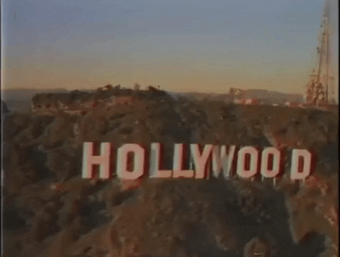 hollywood Hollywood sign 80s summer beach