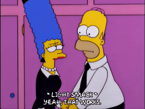simpsons marge mma manager thats my son