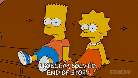 gif of Bart and Lisa Simpson sitting on a couch