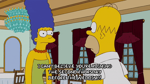Homer Simpson Wedding GIF Find & Share on GIPHY