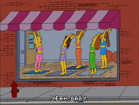 The Simpsons baby episode 12 season 17 yoga