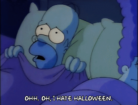 Halloween odio Homer Simpsons