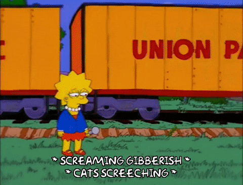 Lisa Simpson Cat GIF