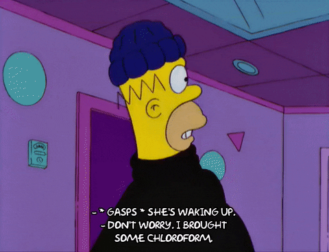 Homer Simpson Spy GIF