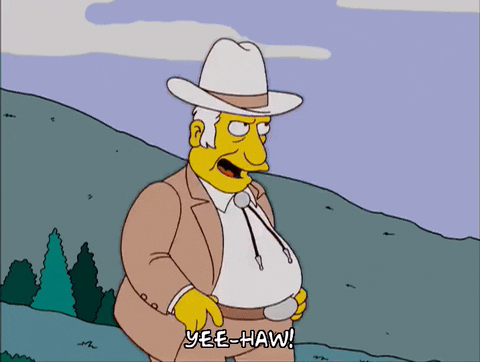 Vaquero de los Simpsons