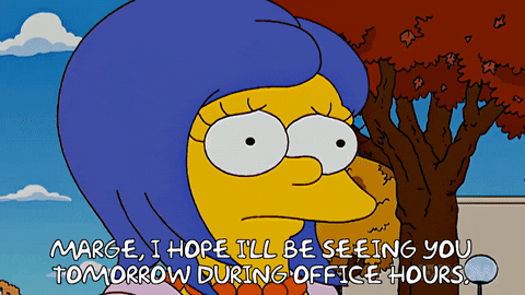 the simpsons office hours