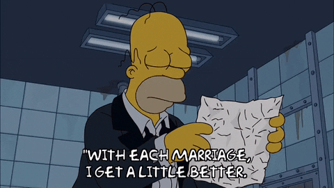Homer Simpson Marriage GIF Find & Share on GIPHY
