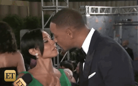 Will Smith Kiss GIF by Entertainment Tonight - Find & Share on GIPHY