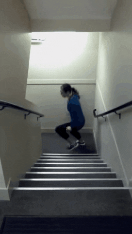 Si quieres transformar tu cuerpo, todo lo que necesitas es una escalera