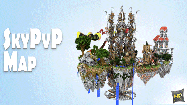 100 SUBS SkyPvP Map | +DOWNLOAD Minecraft Map