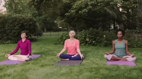 snl yoga practicing mindfulness