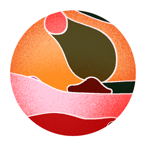 colorful blobs moving around