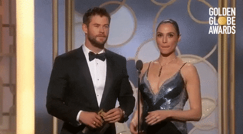 Chris Hemsworth Gal Gadot Golden Globes 