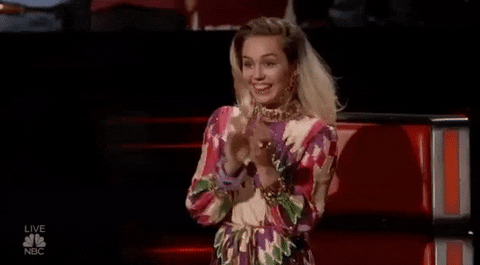 Miley Cyrus Nbc GIF by The Voice