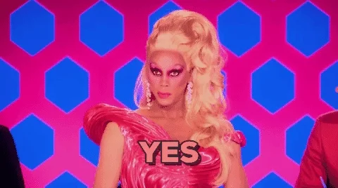 RuPaul YES GIF