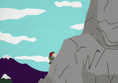 South Park sky mountain climbing