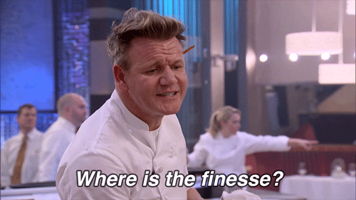 Hell's Kitchen gordon ramsay hells kitchen where is the finesse GIF