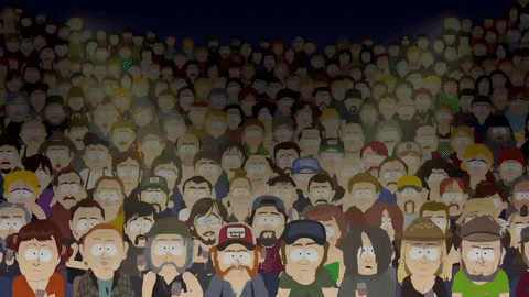 Crowd Applause GIF by South Park - Find & Share on GIPHY