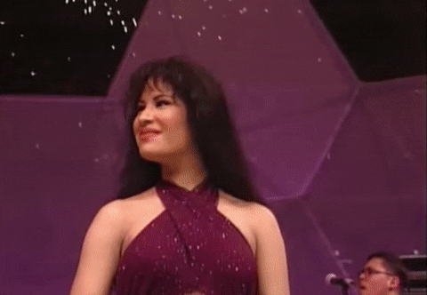 Waving Selena Quintanilla GIF by Hispanic Heritage Month - Find & Share on GIPHY