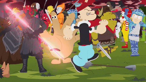 Cartoon Wars Melee GIF by South Park - Find & Share on GIPHY